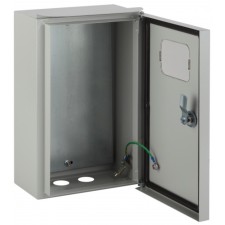 The body of the metal hinged era shings with the window (360x225x140) IP55 U2, gray