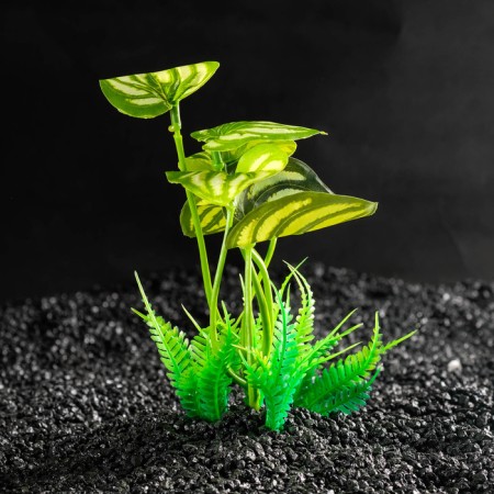 Artificial aquarium plant, 10.5 x 10.5 x 14 cm-1