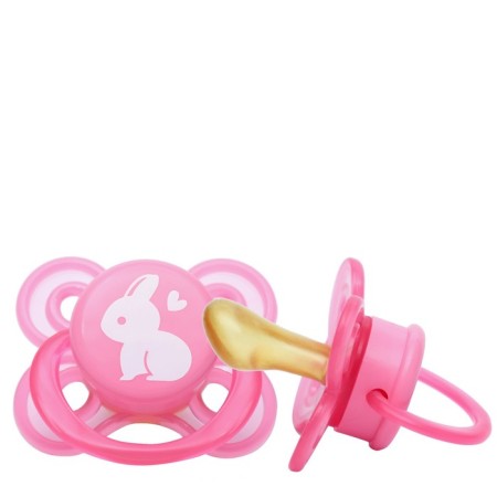 Nipple - orthodontic dummy, latex, +6 months, "Bunny"-3