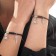 Bracelets "Demetrons" Flower, black-brown color, l = 12.5 cm