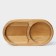 Modon for feed, 21 × 11 × 2 cm, two departments, birch