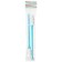 Bulas for rhythmic gymnastics inserted Grace Dance, 36 cm, white/blue color