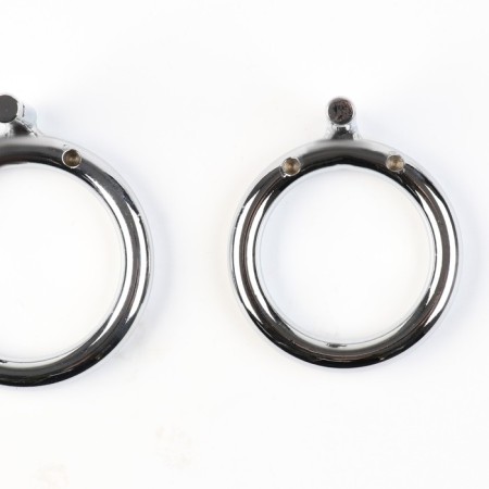 Belt of fidelity "Total cell No. 3", rings d = 4; 4.5; 5 cm, lock, key, metal-8