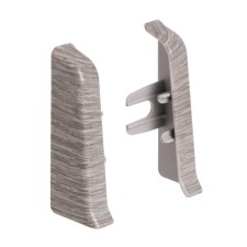 End (pair) for skirting boards 55mm 