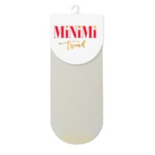 Women's socks Minimi Rete Pois, single size, Avorio color