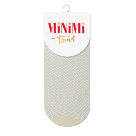 Women's socks Minimi Rete Pois, single size, Avorio color