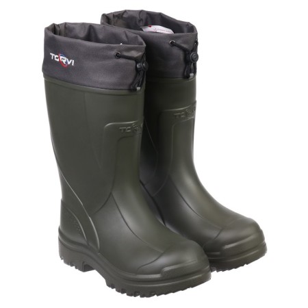 Torvi winter boots with fur, 4-layer liner -45C, olive color size 40-41