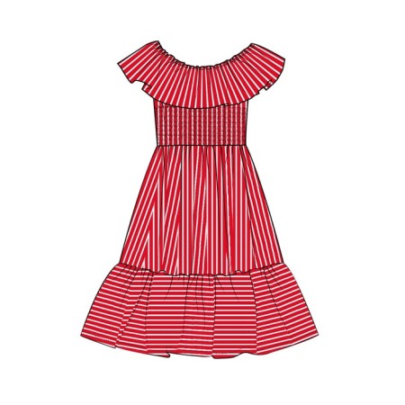 Dress for girl PlayTode, height 128 cm-7