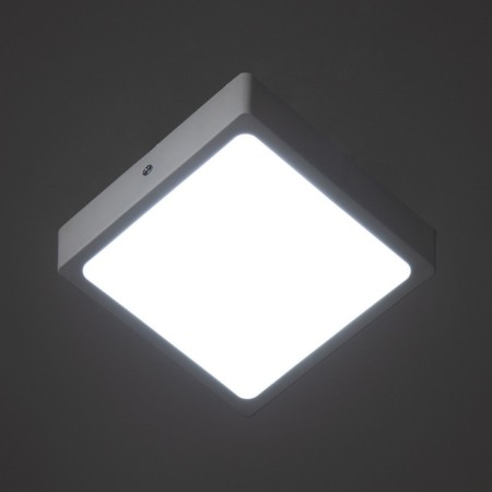 Lamp "Square Rumi" LED 18W 6000k white 15x15x5 cm-2