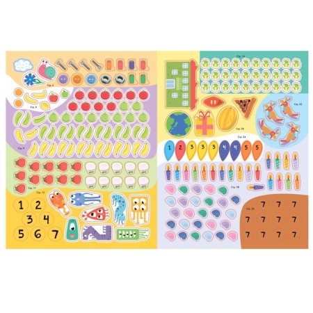 Activities with stickers. Set. 5+-11