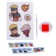 Diamond mosaic-sticker with partial filling for children "Anime"