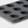 Form for baking and mousse desserts Konfinetta "FOLD", silicone, 28.8 × 17.1 × 2.6 cm, 12 cells (4.2 × 2.5 cm), color gray color