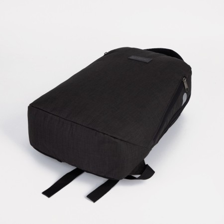 A backpack on a zipper, "saxi", 2 outer pockets, black color-5