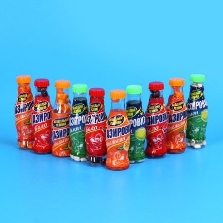 Mini chewing gum in bottles, assorted, 7 g-1