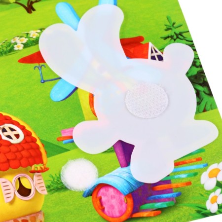 Developing Velcro game, designer “Fun Velcro. Who lives where? ", Smeshariki-6