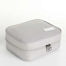 Lightning cosmetic bag, gray color