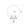 Lamp Garden Era "Shar" E27, IP44, 60W, 200x200x210 mm, black
