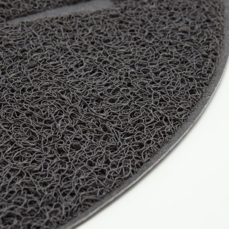 2-in-1 rug for a bowl/animal toilet 38 x 38 cm gray-3