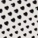 Rhinestones for the decor of the nails "hearts", on a glue basis, black color