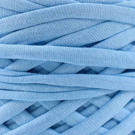 Knitted yarn, width 7-9 mm, 100m/295 gr ± 10% (43/1-light gray-blue)-2