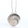 Female bag on a magnet, silver color