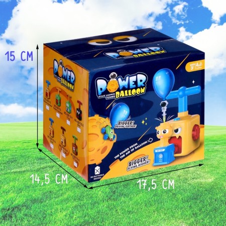 Набор машинок на воздушном шаре Balloon Car, со станцией запуска-8
