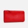 Women's wallet on magnets, red color