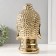 Souvenir ceramics "Buddha's head" gold 15x15x29 cm