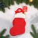 Santa Claus with a berry of 11x26 cm, white-red