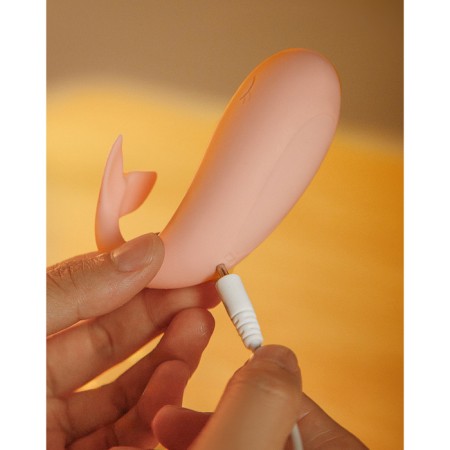 Vibroyaite with clitoral stimulation, G Spot, ZU USB, App control, Soft silicone, pink 106193-4
