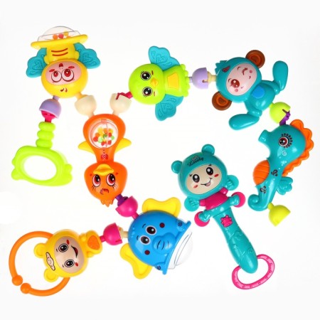 A set of rattles "Gather me", 9 pcs, bright colors