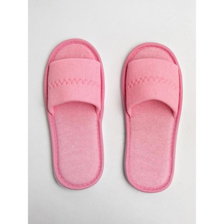 Women's slippers open nose, size 36-38, pink color-3