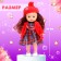 Classic doll “My favorite doll. Michelle ", with a garland