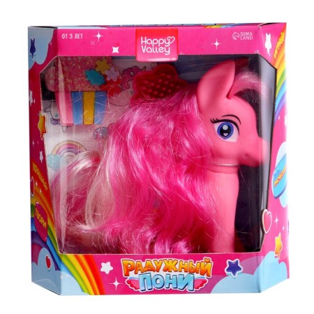 Toy "Rainbow Pony", Mix Colors-12