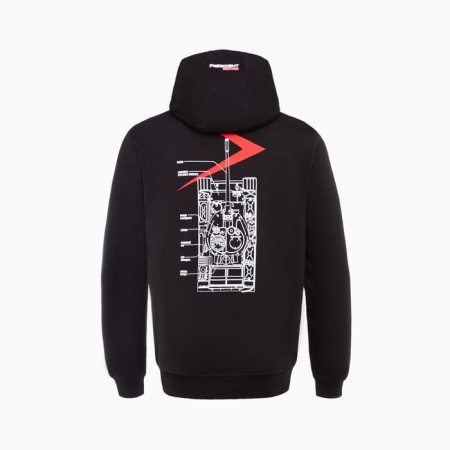 Hoody President Russian Power, size XL, black color-11