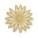 Cappio Pro Pro Pro "Chamomile" 52 x 52 mm, color gold