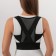 Massner-fixer for posture, Velcro, size L, Black color