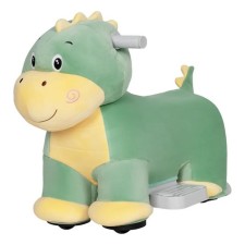 Children's electric car Farfello Dinosaurus, green color