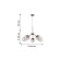 Particulis chandelier, 5x40W E14, Nickel color