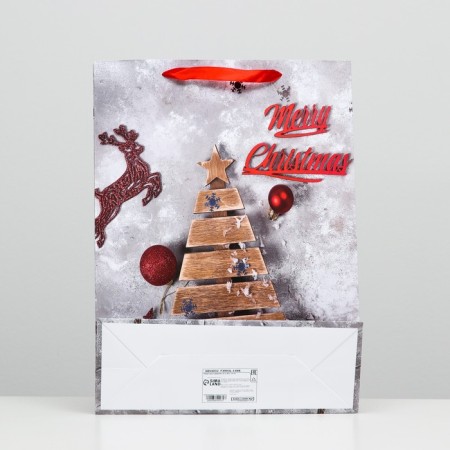 Laminated packet "Wooden Christmas tree" 32 x 42 x 12-1