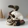 Souvenir Polystone Light "Skull with a snake" 19.5x14.5x17.5 cm