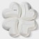 Menzhitsa porcelain 4-section Magistro "Blanche. Heart ", d = 30 cm, white color