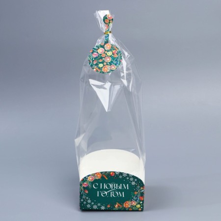 Package with the box "New Year's botanist", 12 x 12 x 40 cm, New Year-2