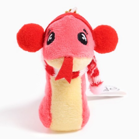 Soft toy "Snake", winter, on a suspension, 9 cm, color mix-2