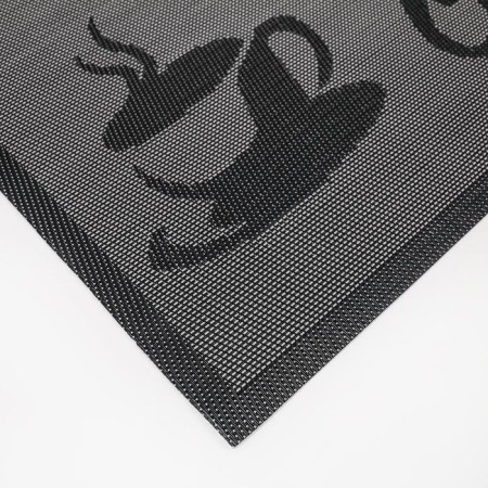 Serving napkin on the table Fresh Coffee, 45 × 30 cm, black color-1