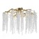 Ceiling chandelier Banche G9 8x40W