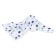 Reusable diaper+ 1 insert included "balls", white/blue color