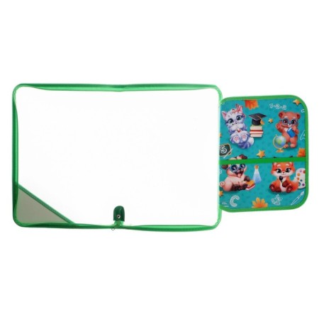 Labor folder A4, 325 x 230 x 25 mm, lightning around, folding bar, plastic, PTR-1, calligrata "animals"-6