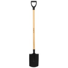 Rectangular shovel, l = 134 cm, wooden stalk with a pen, Sibrtekh
