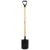 Rectangular shovel, l = 134 cm, wooden stalk with a pen, Sibrtekh